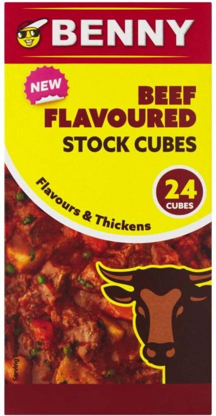 Benny Beef Flavoured Stock Cubes (10 g)