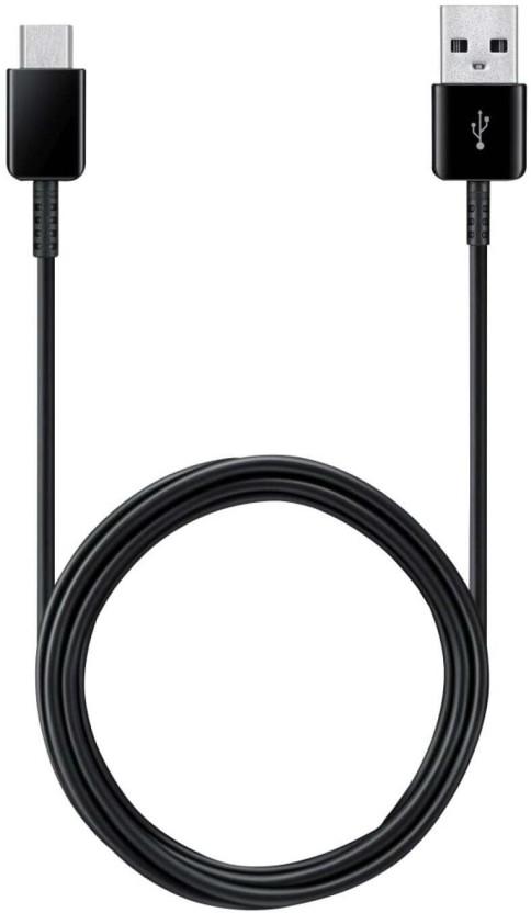 Samsung USB Type A To USB Type C 1 m USB to Type C Cable (Compatible with Mobile, Tablet, Black, One Cable)