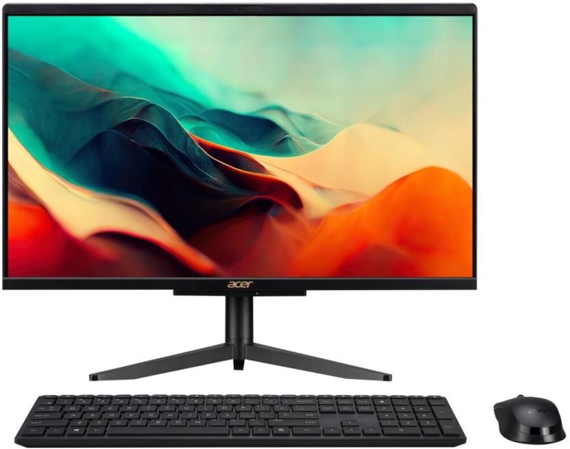 Acer Celeron Dual Core (4 GB/256 GB SSD/Windows 11 Home/21.3 Inch Screen) with MS Office (Black)