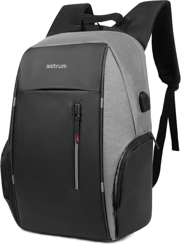 Astrum LB210 Laptop Backpack (Grey, Black)