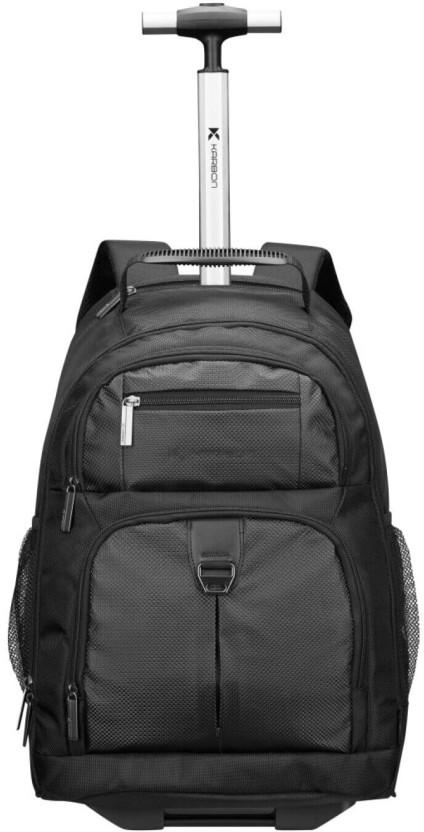 Karbon Laptop Trolley Backpack Laptop Backpack (Black)