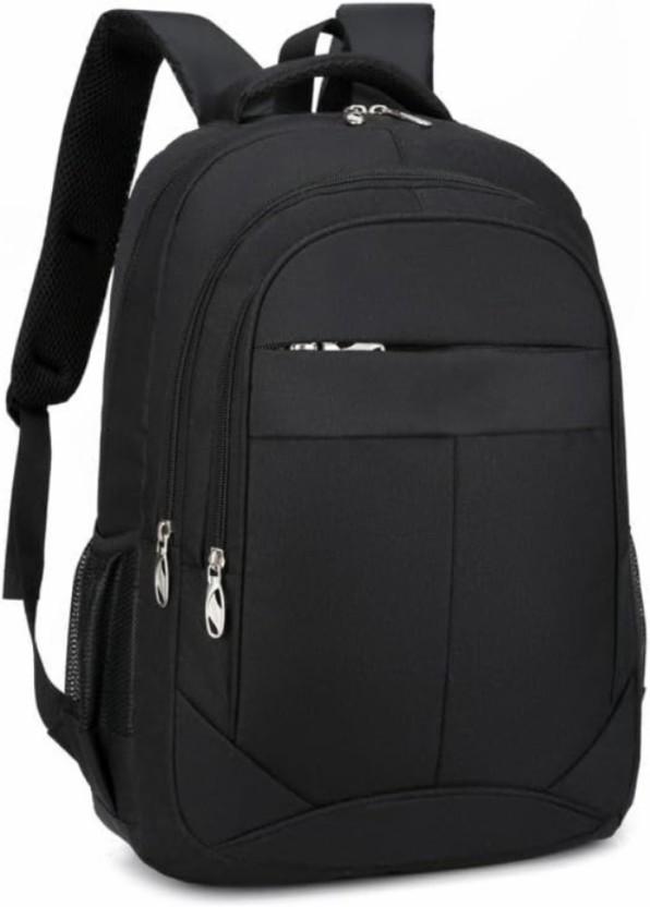 Power Up PLB24057 Unisex School Backpack Waterproof Backpack (Black, 16 inch)