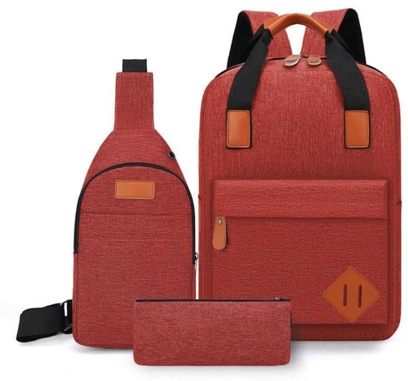 presh BACKPACK BAG Laptop Backpack (Brown)