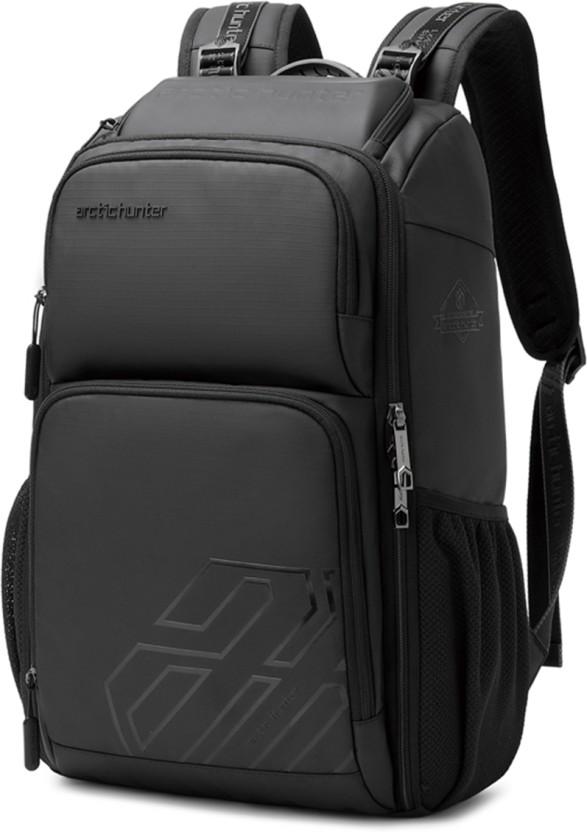 ArcticHunter Aurora Premium Ultra Modern Business Laptop Backpack and Bag Laptop Backpack (Black)