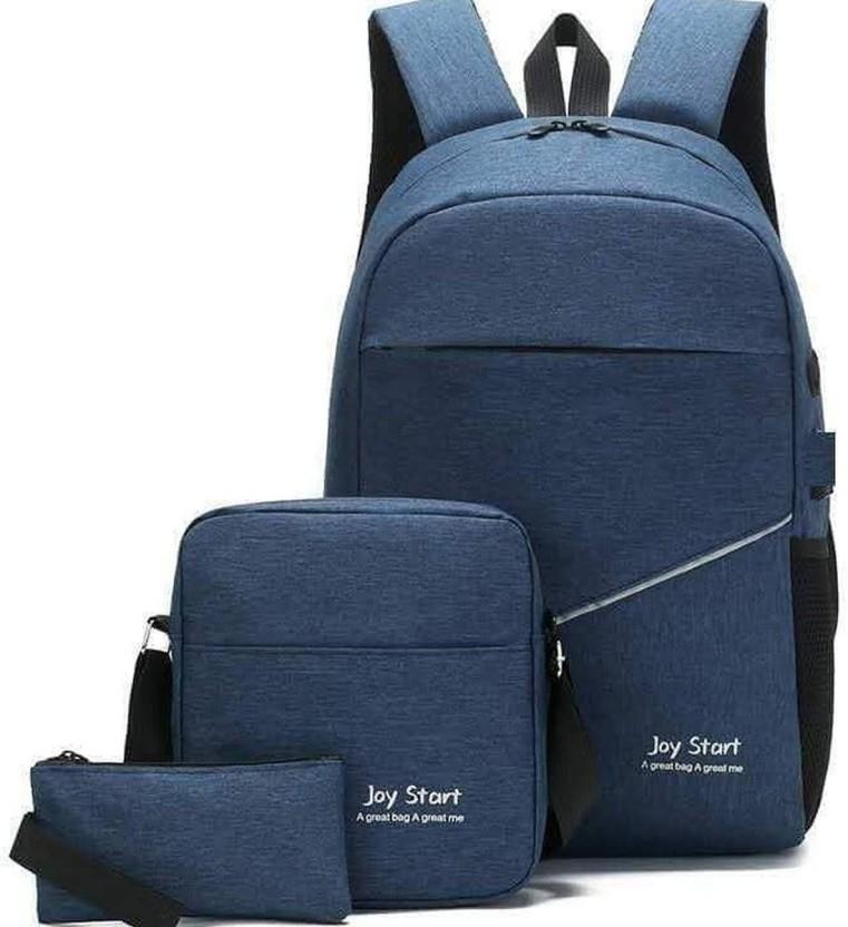 JOY START backpack LAPTOP Laptop Backpack (Blue)