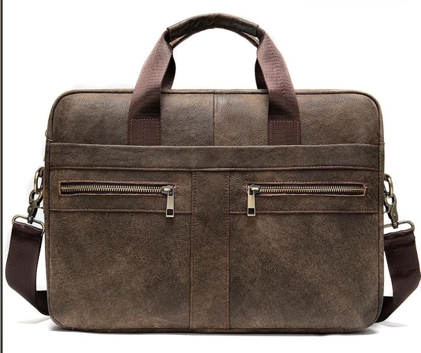 Royalty Collections 15.6 inch Laptop Messenger Bag (Moesha Coffee)