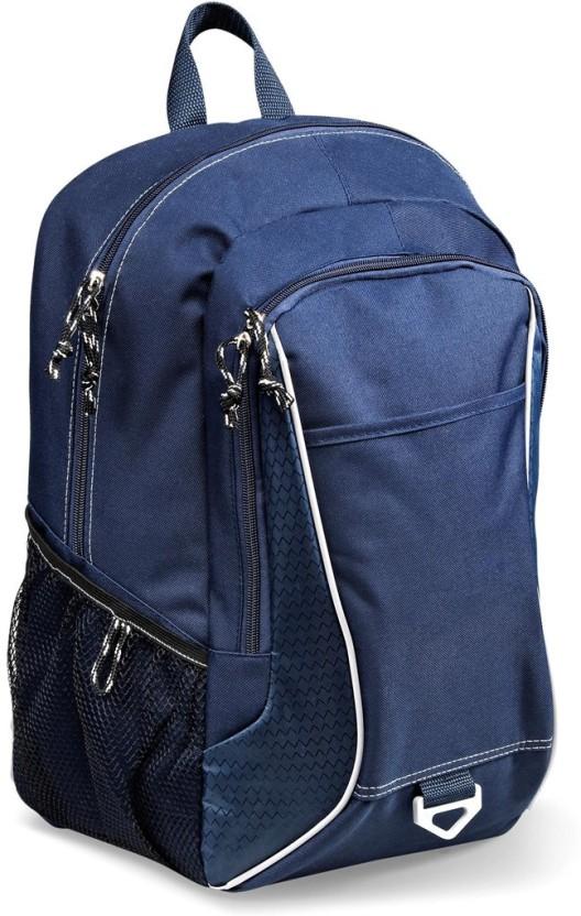 Apex Navy 410D & honeycomb dobby Laptop Backpack (Blue)
