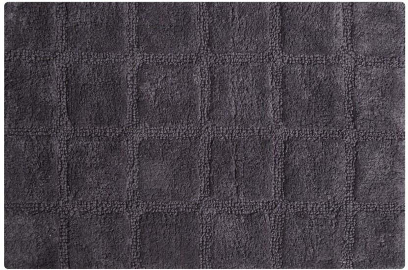 Home Living Salina Bath Mat Bathroom Mat (Grey, 40 cm x 60cm)