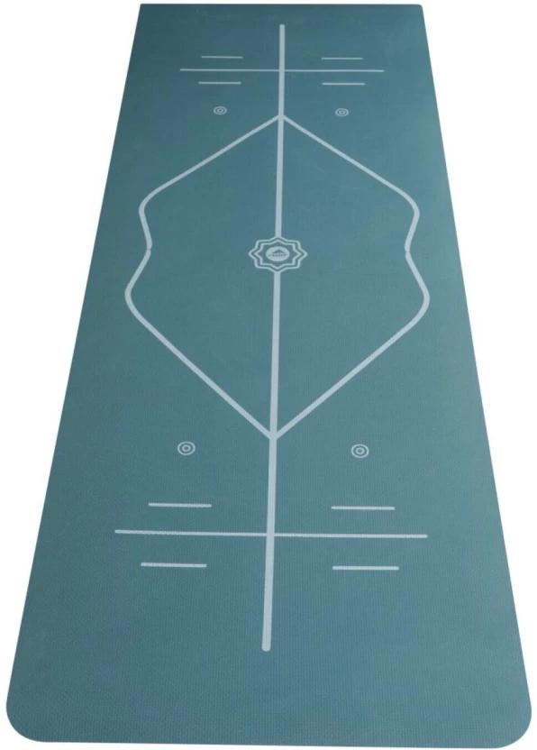 Trojan 6mm Body Alignment Yoga Mat Bathroom Mat (Blue, Extra Large)