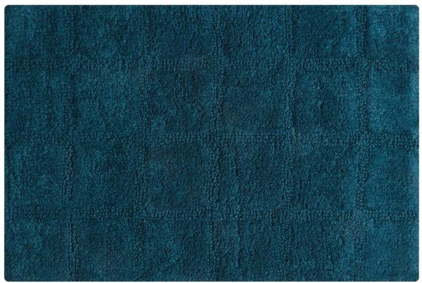 Home Living Salina Bath Mat Bathroom Mat (Blue, 40 cm x 60cm)