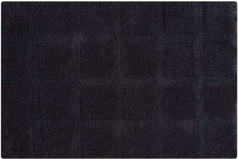 Home Living Salina Bath Mat Bathroom Mat (Black, 40 cm x 60cm)