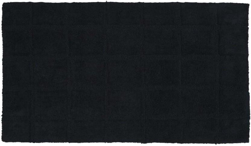 Home Living Salina Bath Mat Bathroom Mat (Black, 50cm x 90cm)