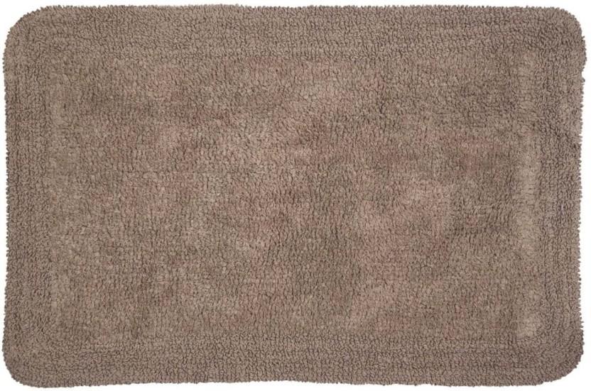 Home Living Monaco Reversible Bath Mat Bathroom Mat (Brown, 55cm x 85cm)