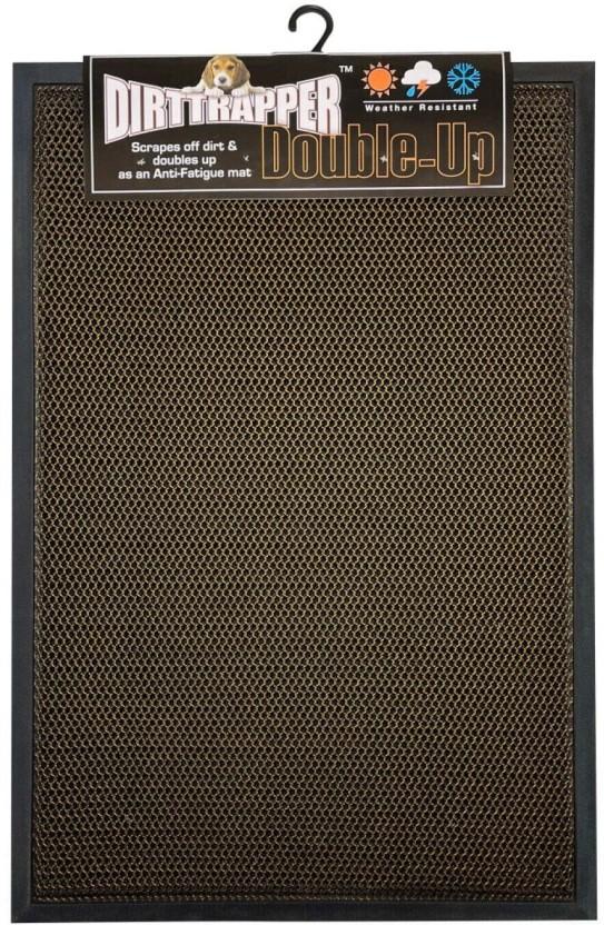Homebrands Dirttrapper Double Up Mat Assorted Door Mat (Brown, 60cm x 90cm)