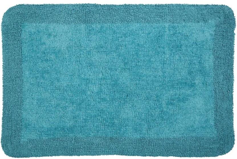 Home Living Monaco Reversible Bath Mat Duck Bathroom Mat (Blue, 55cm x 85cm)