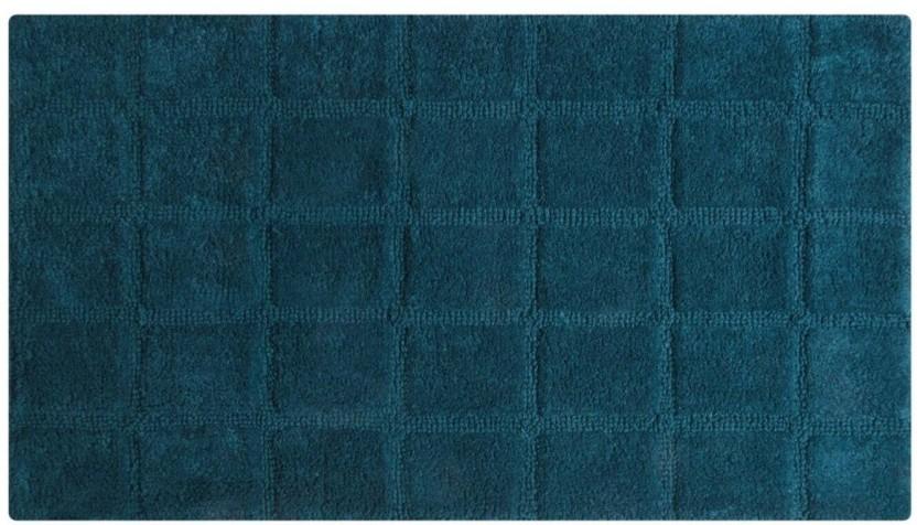 HOME LIVING_1 Salina Bath Mat Emerald Ink Bathroom Mat (Blue, 50 cm x 90cm)
