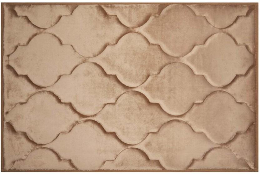 Home Living Lattia Memory Foam Bathroom Mat (Brown, 40 cm x 60cm)
