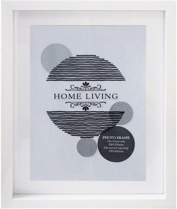 Home Living Plastic Table Photo Frame (White, 1 Photo(s), 200X250)