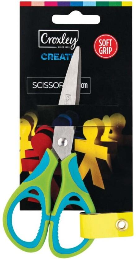 Croxley Create Soft Grip Scissors (Multicolor)