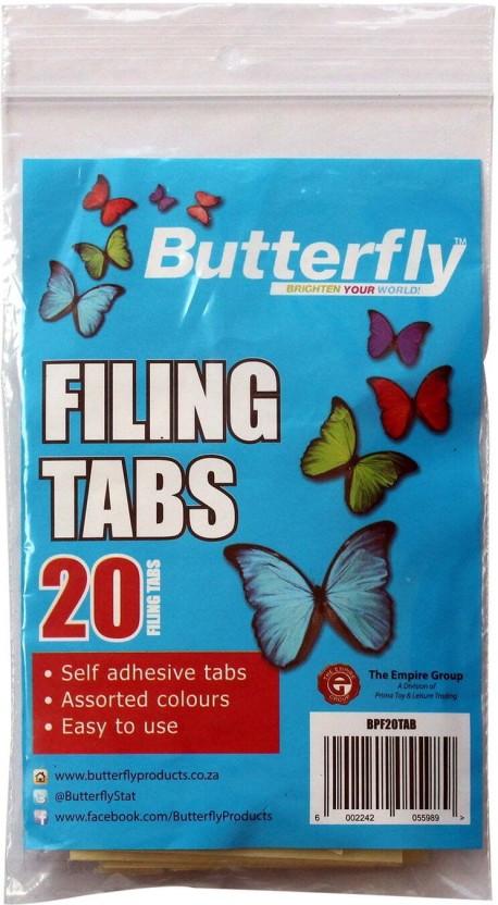 Butterfly Polypropylene (Set of 1, White)