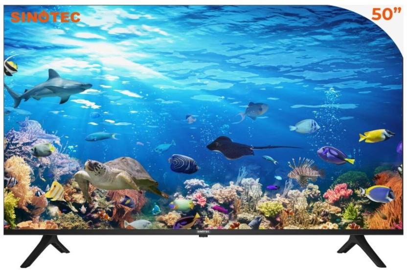 Sinotec 127 cm (50 inch) LED Ultra HD (4K) Android TV 2024 Edition