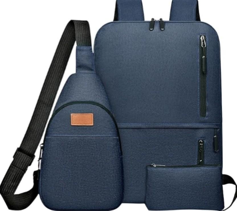 SM Versatile Laptop Backpack Laptop Backpack (Blue)