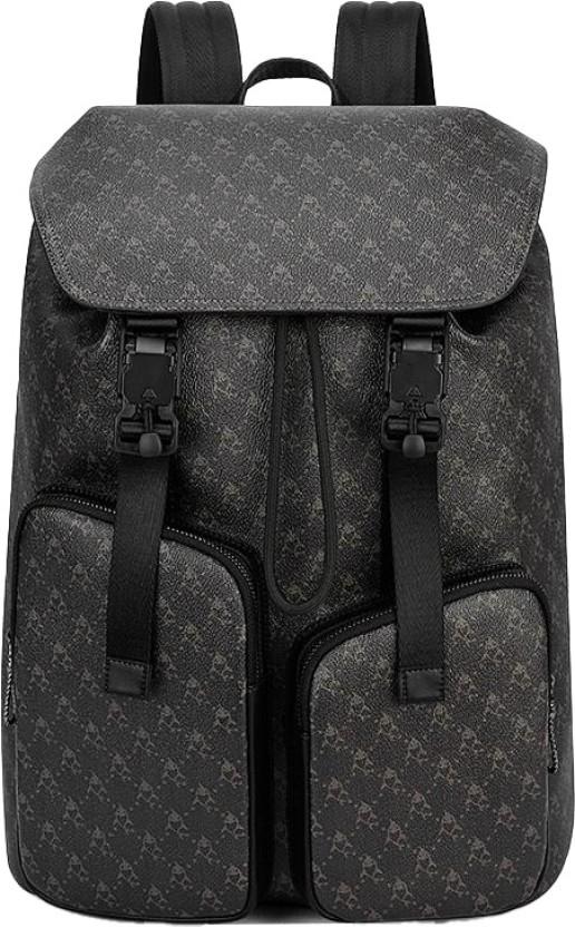 Mark Fairwhale Men's Classic Travel Laptop Backpack with Luggage Strap Laptop Backpack (Black)