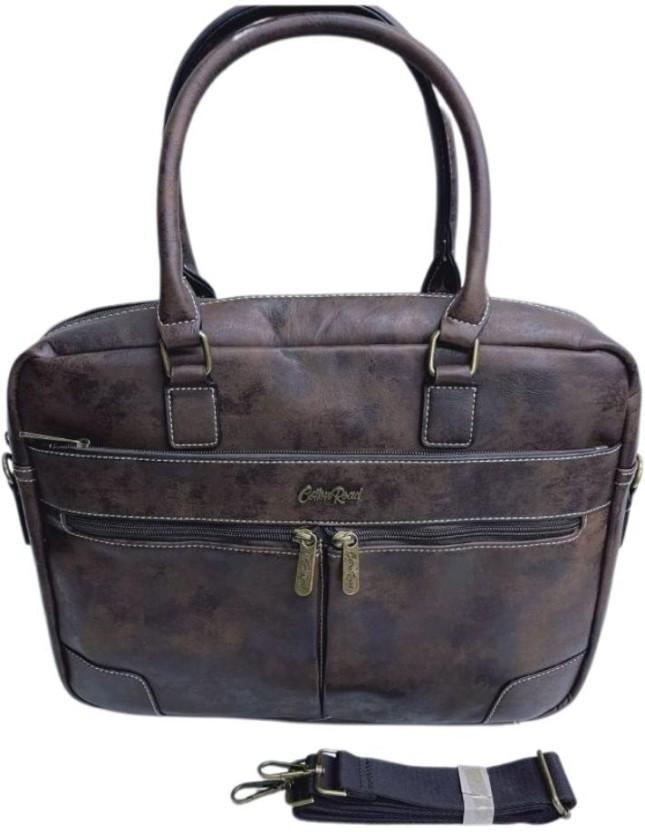 Cotton Road 18 inch Laptop Messenger Bag (Brown)