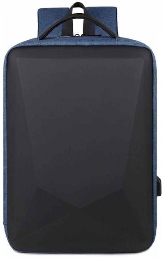 Jiageng Hardshell Laptop Backpack With USB Port Laptop Backpack (Black)