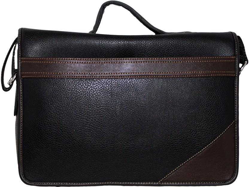 fino HX-616 Messenger Bag (Black, 7 L)