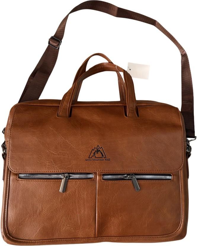 Generic 14 inch Laptop Messenger Bag (Brown)