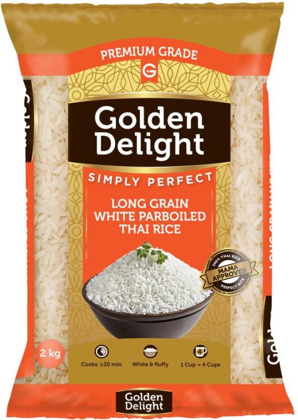 Golden Delight  Thai rice Long Grain Rice (Parboiled) (2 kg)