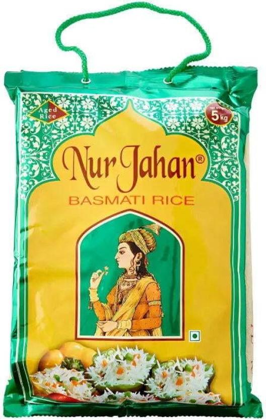 NurJahan Basmati Long Grain Everyday Rice (Raw) (5 kg)
