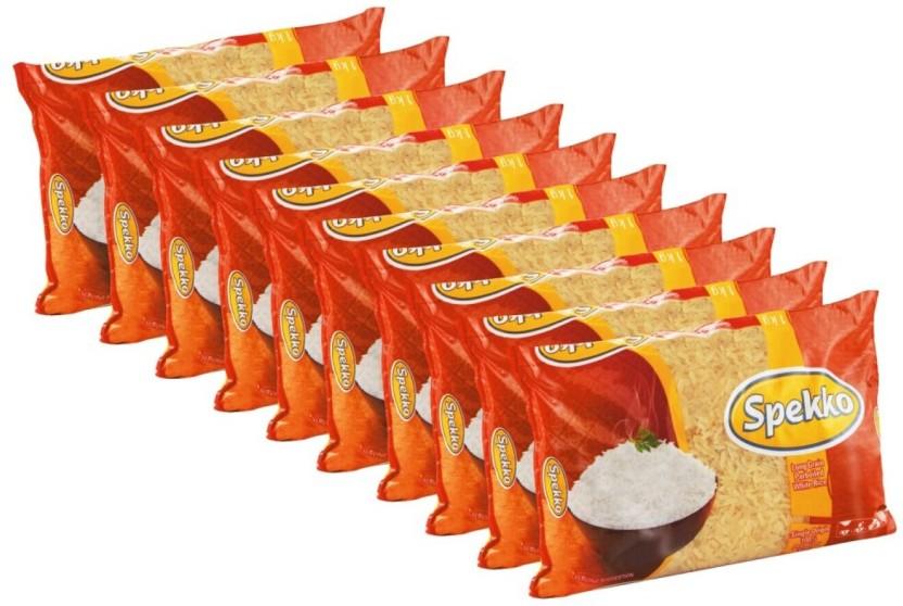 Spekko Long Grain Rice (Parboiled) (Pack Of 10, 1 kg)