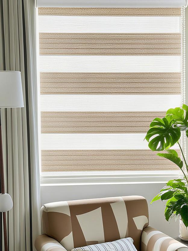 Value home Hand Drawn Roller Blind (Polyethylene (PE), On Window)