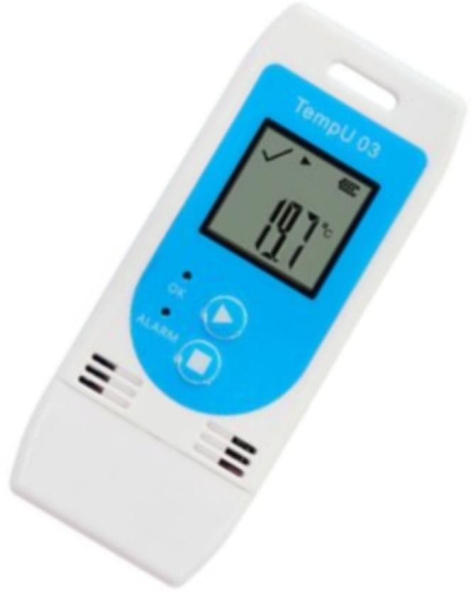 TZone Digital Technology TempU03 Temperature and Humidity Logger Pool Thermometer (White)
