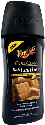 [VWLH7TKY2XDJJHZZ] MEGUIARS Gold Class Leather Cleaner and Conditioner Vehicle Washing Liquid (400 ml)