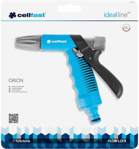 [CPWH5YR4G4NGANZA] Cellfast Adjustable Spray Gun Orion Spray Gun (Blue)