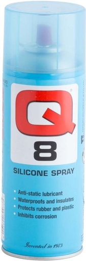 [VLUH2FSHPPFUZMPY] Q Products Q8 Silicone Spray (400 ml, Pack of 1)