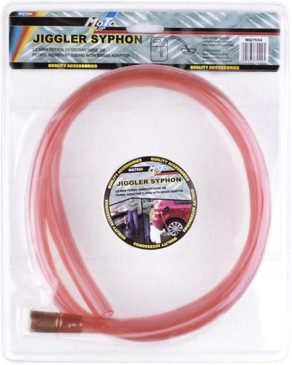 [BJCH7VFJ9VYHMNFG] Moto Quip Jiggler Syphon Pump 10.2 inch Battery Jumper Cable Plastic For  Car (Pack of 1)