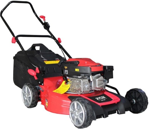 [LWMH2FV8JEC3SKXA] Ryobi Petrol Fuel Rotary Push Lawn Mower (Red, Black)
