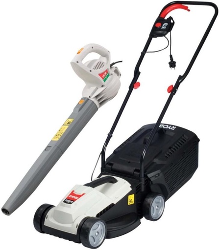 [LWMH2FV8AGHFH8J5] Ryobi KIT409 AC Adapter Rotary Push Lawn Mower (Grey)