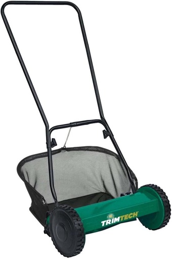 [LWMH2FV8ZAHBTBUD] Trimtech Push Battery & AC Adapter Rotary Push Lawn Mower (Green)