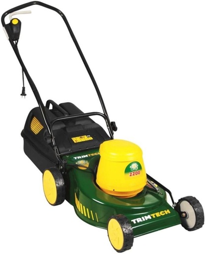 [LWMH2FV8AGHUPGT5] Trimtech Electric AC Adapter Rotary Self Propelled Lawn Mower (Green, Yellow)