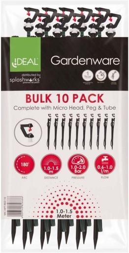 [GTSH5QA2CAXPXXAY] SA PLASTIKOR Micro Head Peg and Tube Garden Tool Kit (10 Tools)
