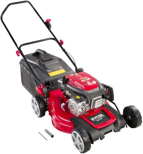 [LWMH2FV8JEQ8Y8CU] Ryobi Lawnmower Petrol 190Cc 4-Stroke Fuel Rotary Self Propelled Lawn Mower (Red)