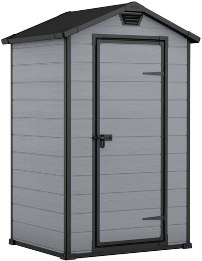 [GSHH5TGVY9HCVAQR] Keter Plastic Garden Shed (Grey, Coverage Area:0 sq.ft)