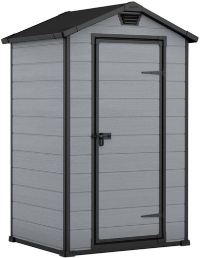 [GSHH5TGVY9HCVAQR] Keter Plastic Garden Shed (Grey, Coverage Area:0 sq.ft)