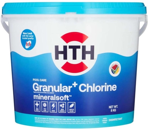 [PCNH5HZNZ8Z5VYFP] HTH Granular+ Mineralsoft Pool Chlorine Pool Cleaner (Pack of 1)