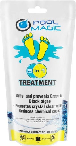 [SRMHFUHMFFAVV9GG] Pool Magic 5 In 1 Algaecide Pool Cleaner (Pack of 1)